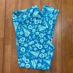 LEGGINGS TC2 Tall Curvy 2 LulaRoe Novelty Print NEW DISNEY PRINCESS Aurora Plus